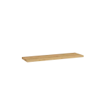 PÓŁKA WISZĄCA PROSTA 140CM, MINIMALISTYCZNY STYL W KOLORZE DĘBOWYM