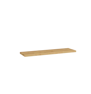 PÓŁKA WISZĄCA PROSTA 140CM, MINIMALISTYCZNY STYL W KOLORZE DĘBOWYM