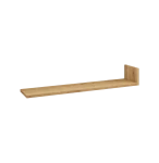 PÓŁKA WISZĄCA KĄTOWA 190CM, MINIMALISTYCZNY STYL W KOLORZE DĘBOWYM
