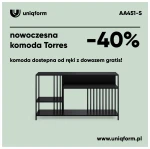 INDUSTRIALNA OTWARTA KOMODA 100 CM Z CZARNEJ LAKIEROWANEJ STALI